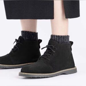 +Birkenstock Uppsala Mid Shearling Suede Leather chukka boot size 37